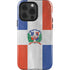 Dominican Republic Flag Faded iPhone 15 Pro Impact Case